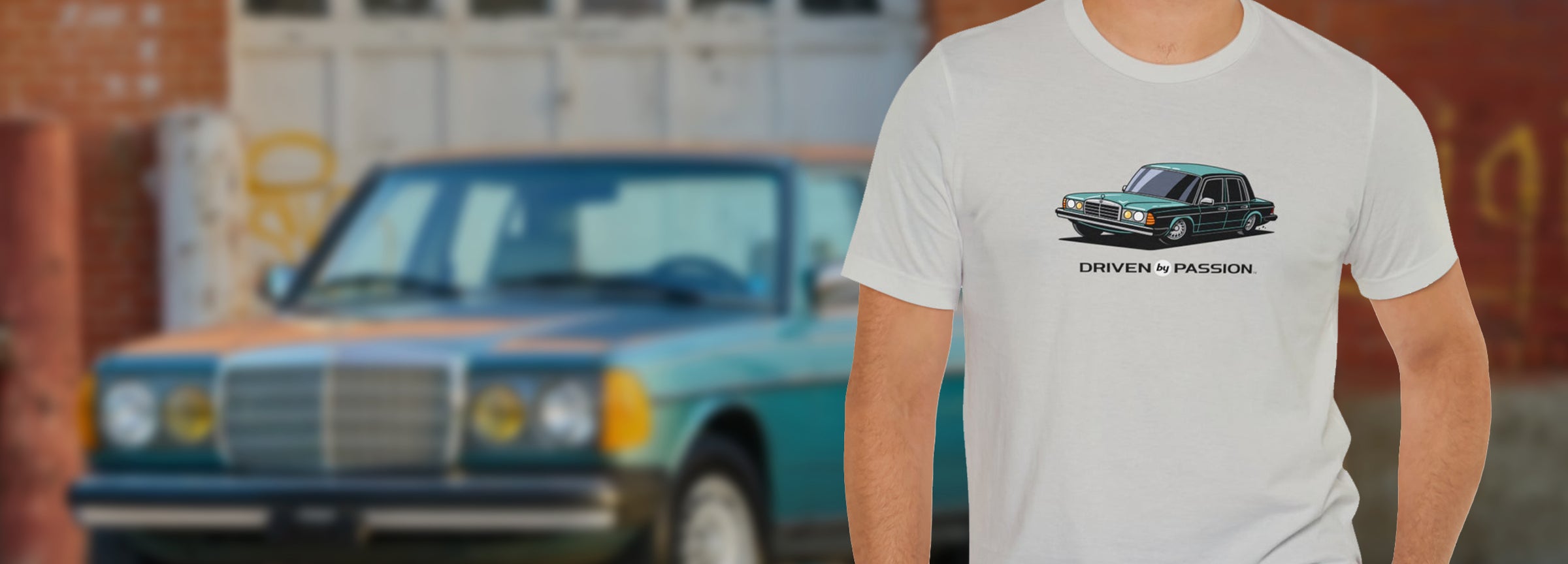 Mercedes-Benz W123 Sedan with Bundt Wheels