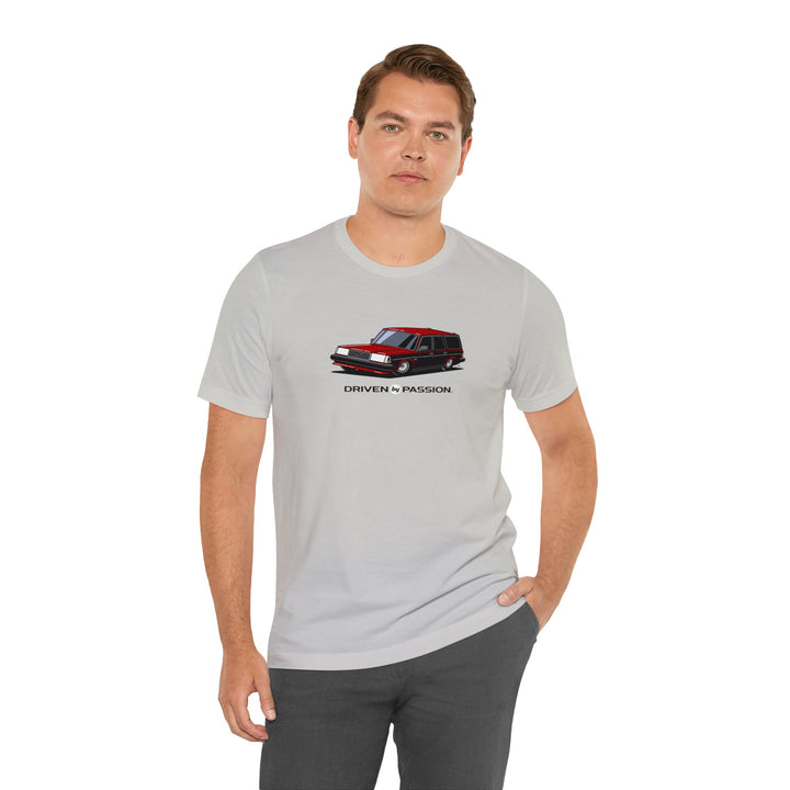 Dark Red 240 Wagon (1987-1993) T-Shirt
