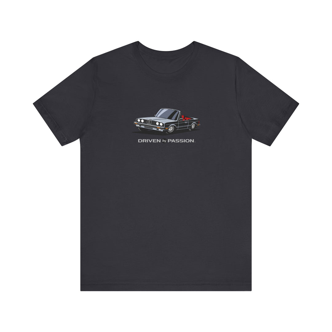 Silver over Red E30 Convertible T-Shirt (1982-1987)
