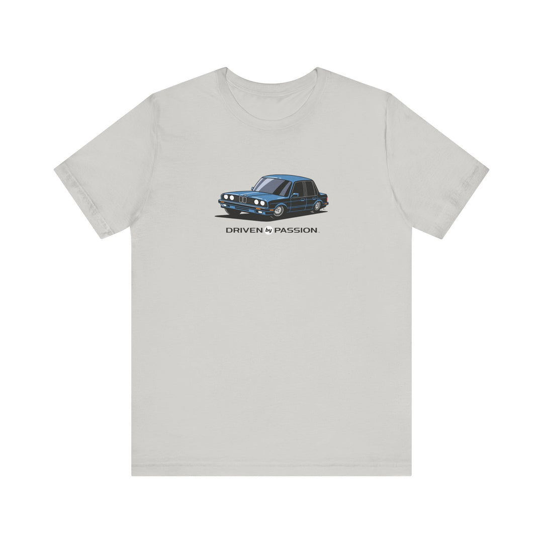 Silver-Blue E30 Sedan T-Shirt (1988-1994)