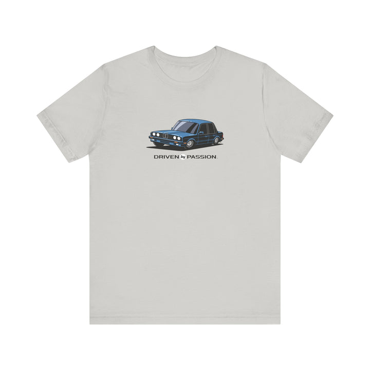 Silver-Blue E30 Sedan T-Shirt (1988-1994)