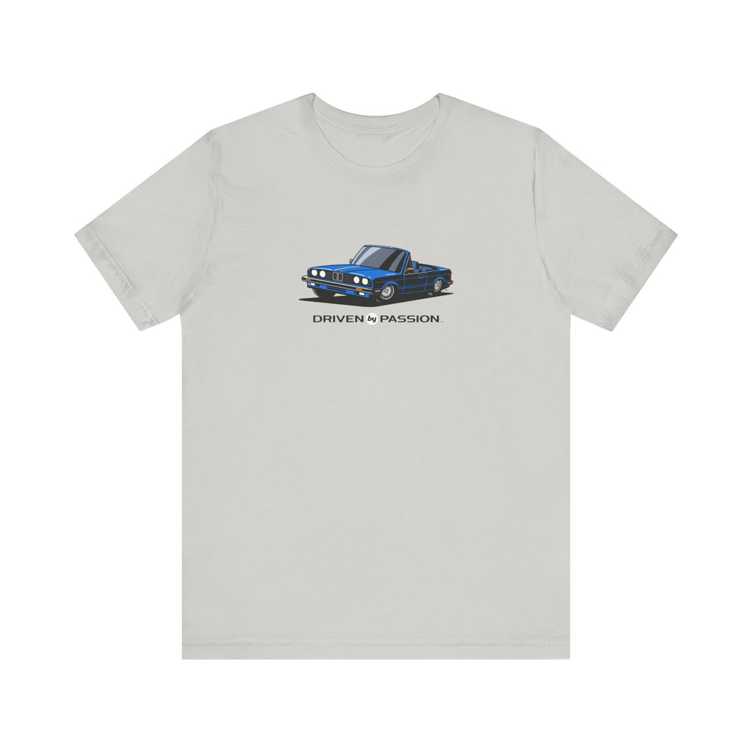 Blue over Blue E30 Convertible T-Shirt (1982-1987)