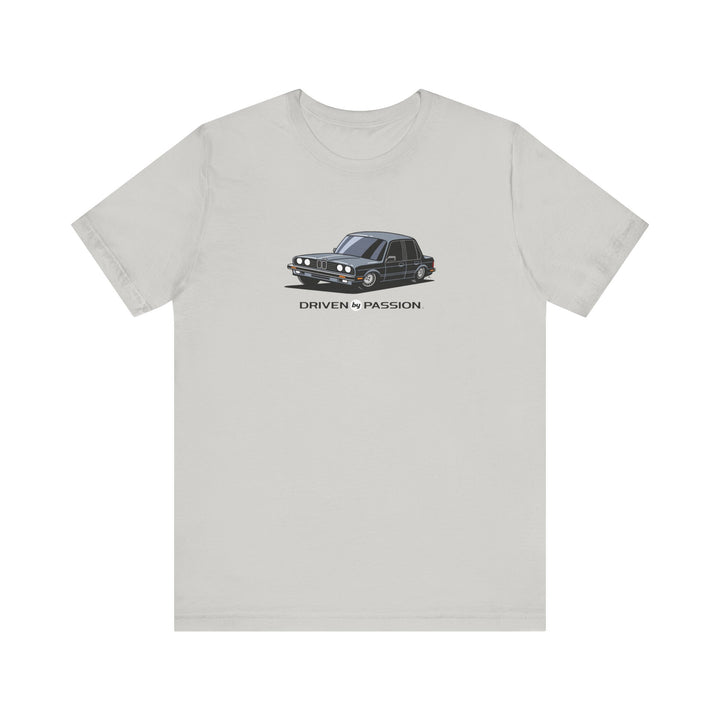 Medium Silver E30 Sedan T-Shirt (1982-1987)