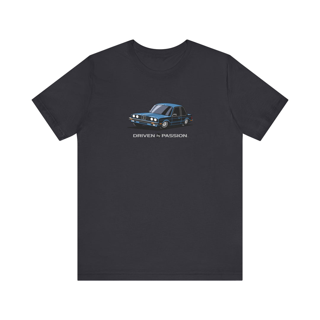 Silver-Blue E30 Coupe T-Shirt (1982-1987)