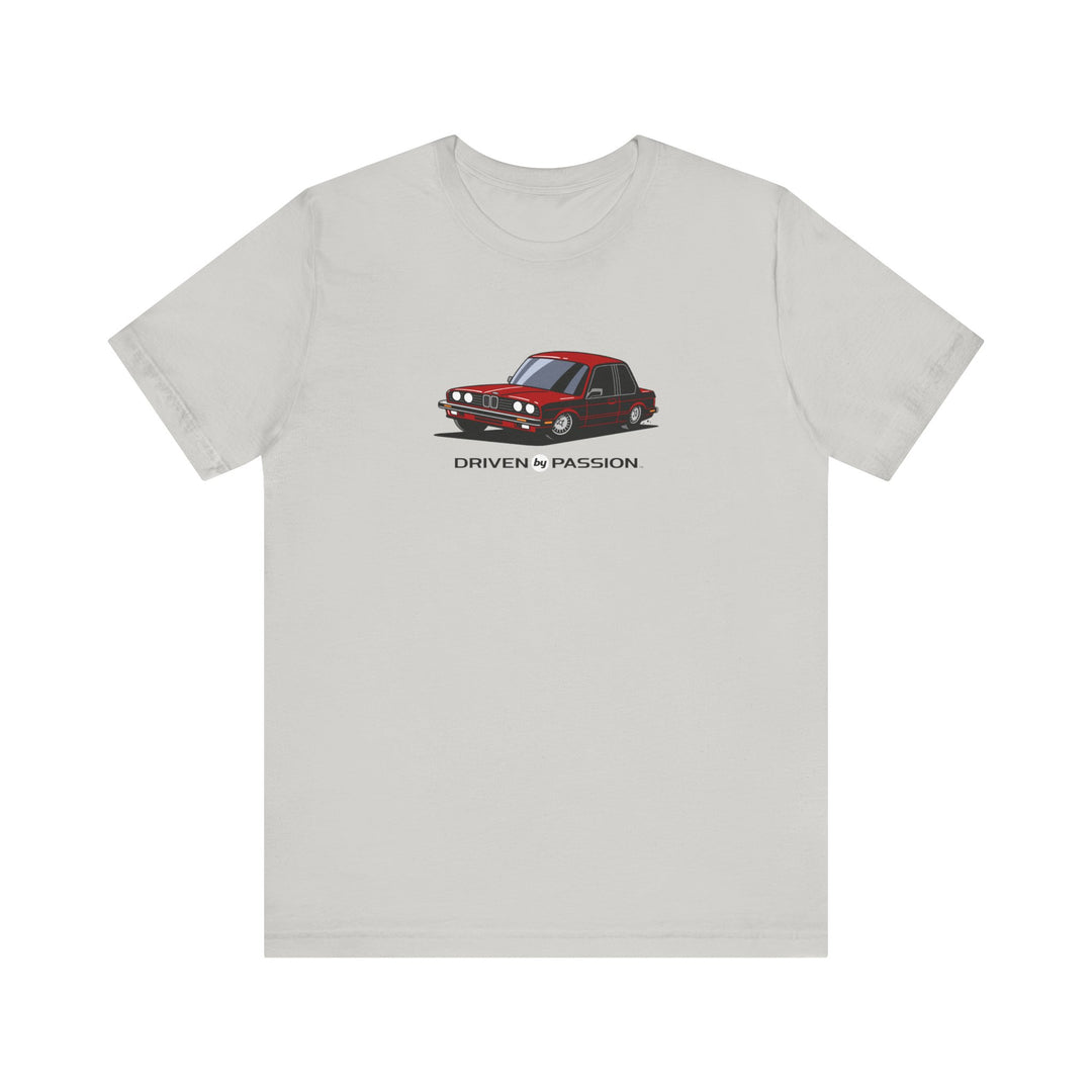 Dark Red E30 Coupe T-Shirt (1982-1987)