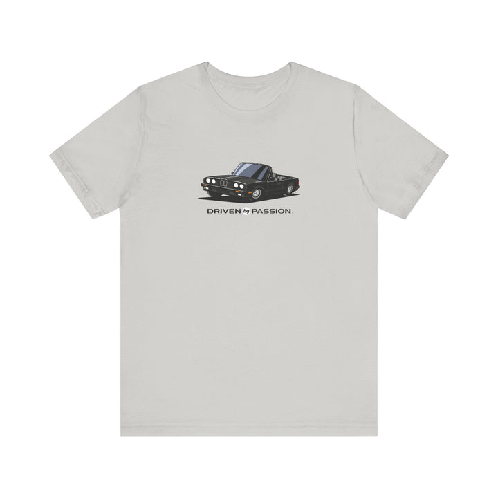 Black over Gray E30 Convertible T-Shirt (1988-1994)