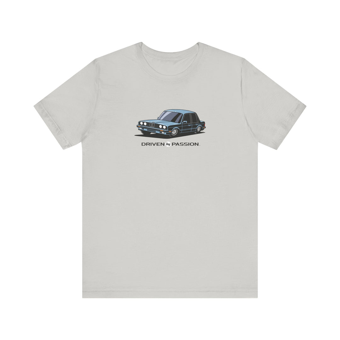 Light Silver-Blue E30 Sedan T-Shirt (1988-1994)