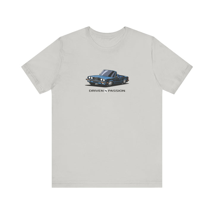 Silver-Blue over Blue E30 Convertible T-Shirt (1982-1987)