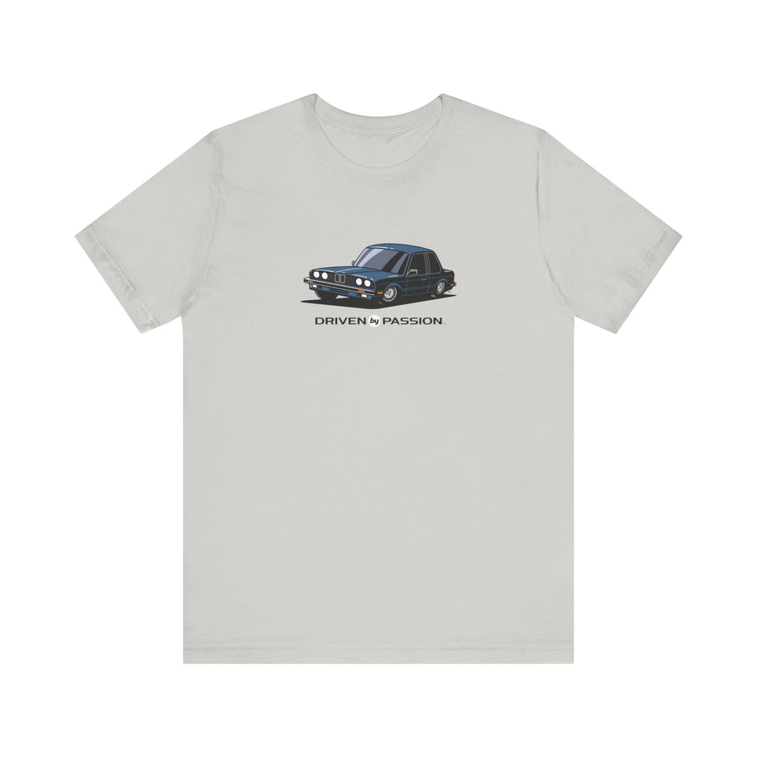 Dark Silver-Blue E30 Coupe T-Shirt (1982-1987)