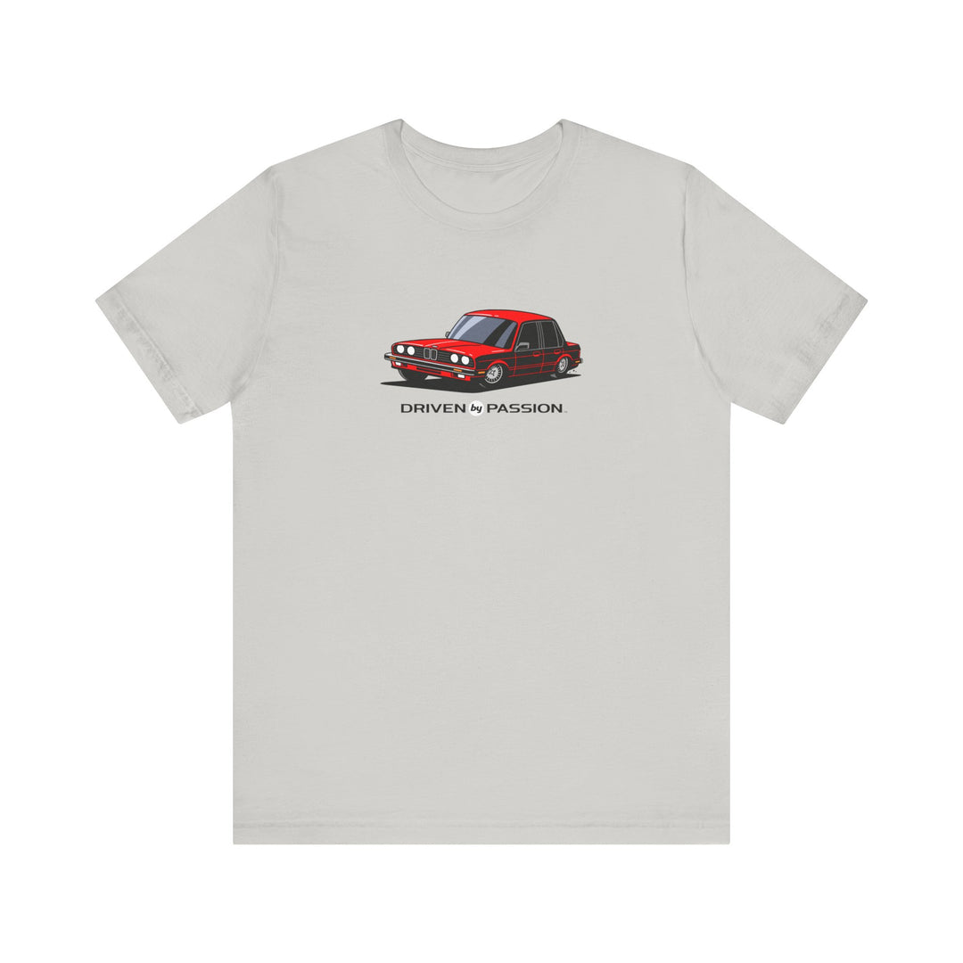 Red E30 Sedan T-Shirt (1982-1987)