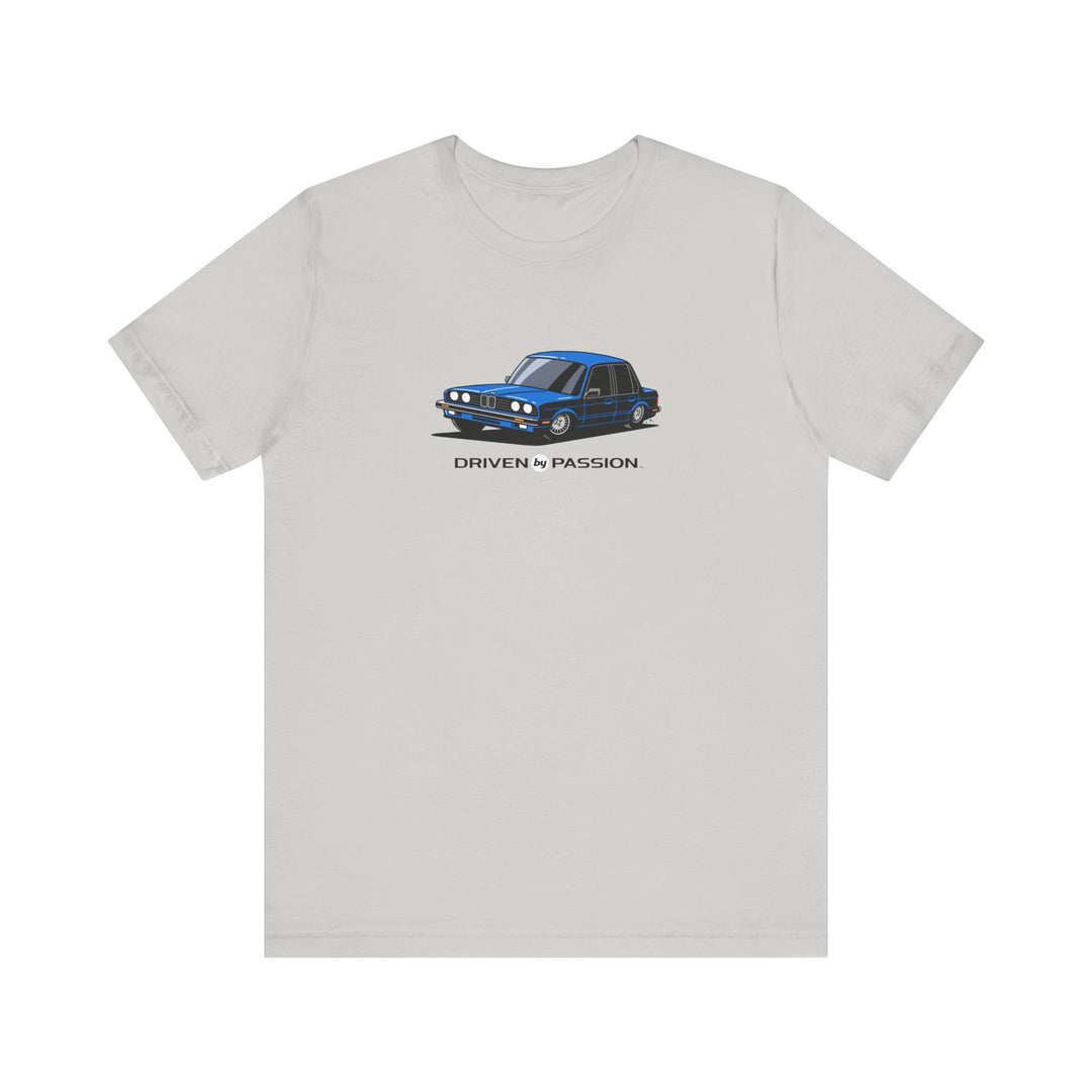 Blue E30 Sedan T-Shirt (1982-1987)