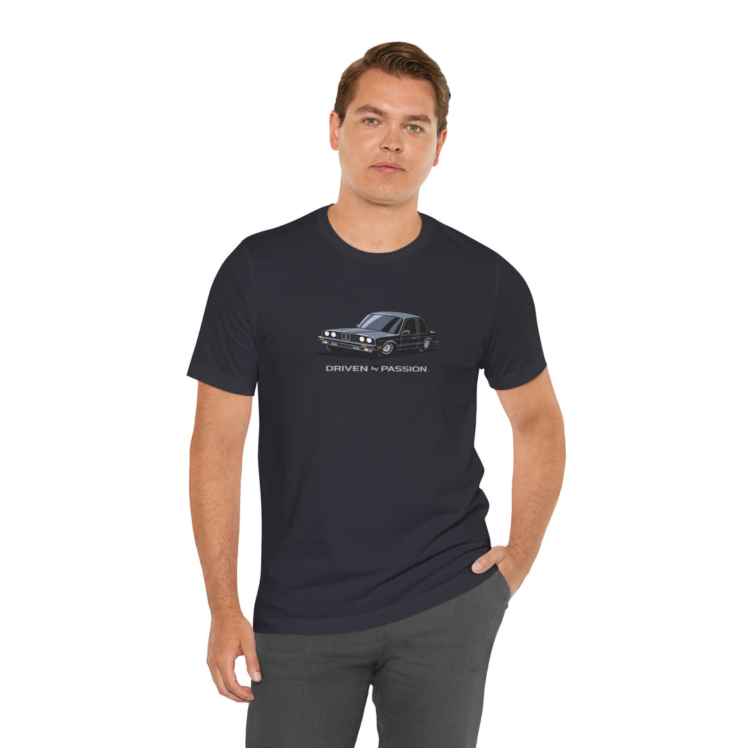Medium Silver E30 Coupe T-Shirt (1982-1987)