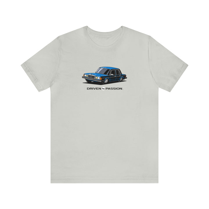 Blue W123 Sedan (Bundt Wheels) T-Shirt