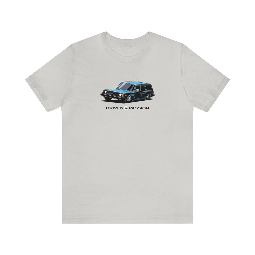 Light Blue 245 Wagon (1976-1978) T-Shirt
