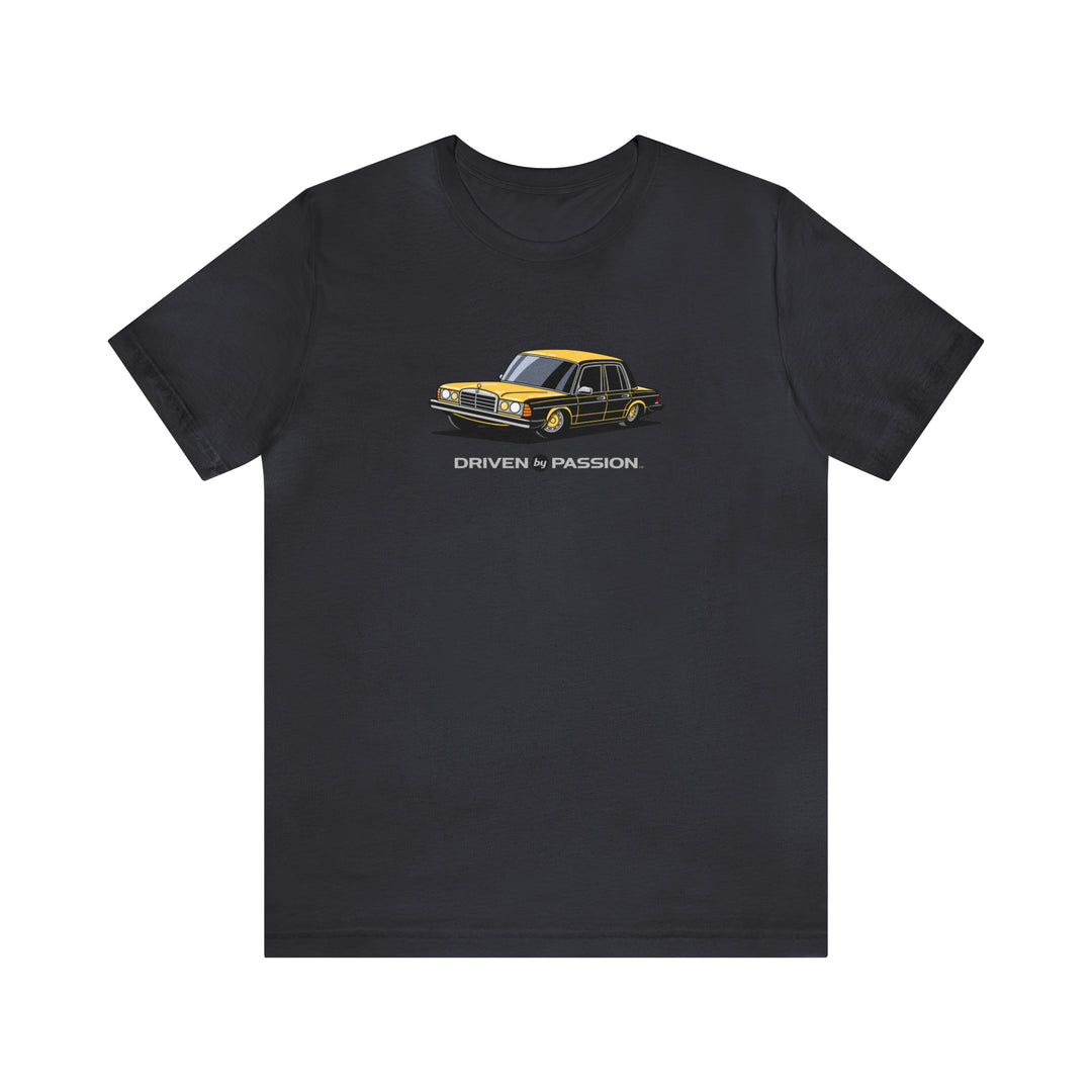 Yellow W123 Sedan (Hubcap Wheels) T-Shirt