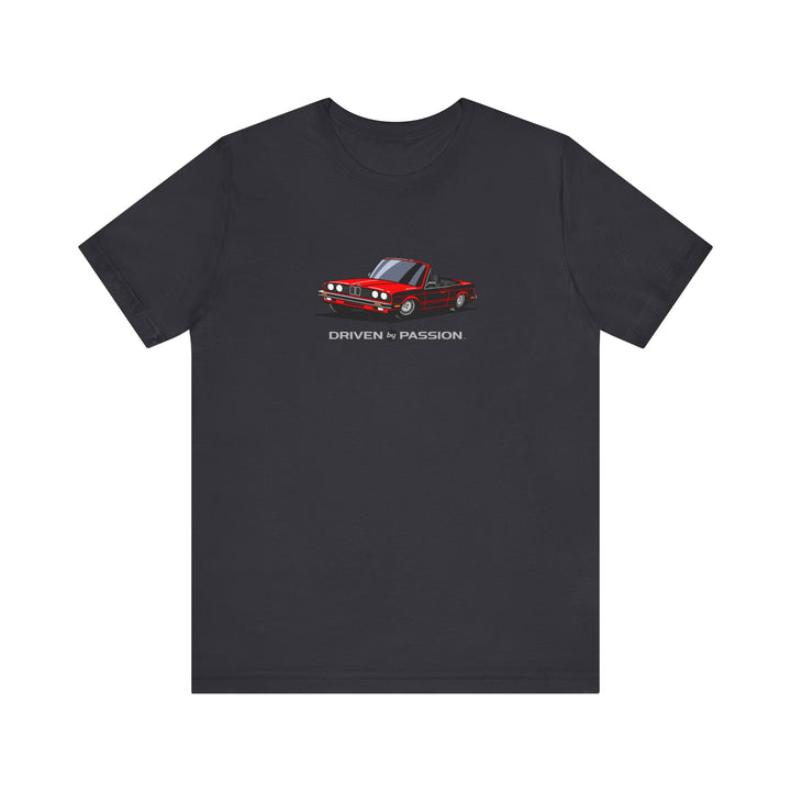 Red over Black E30 Convertible T-Shirt (1982-1987)