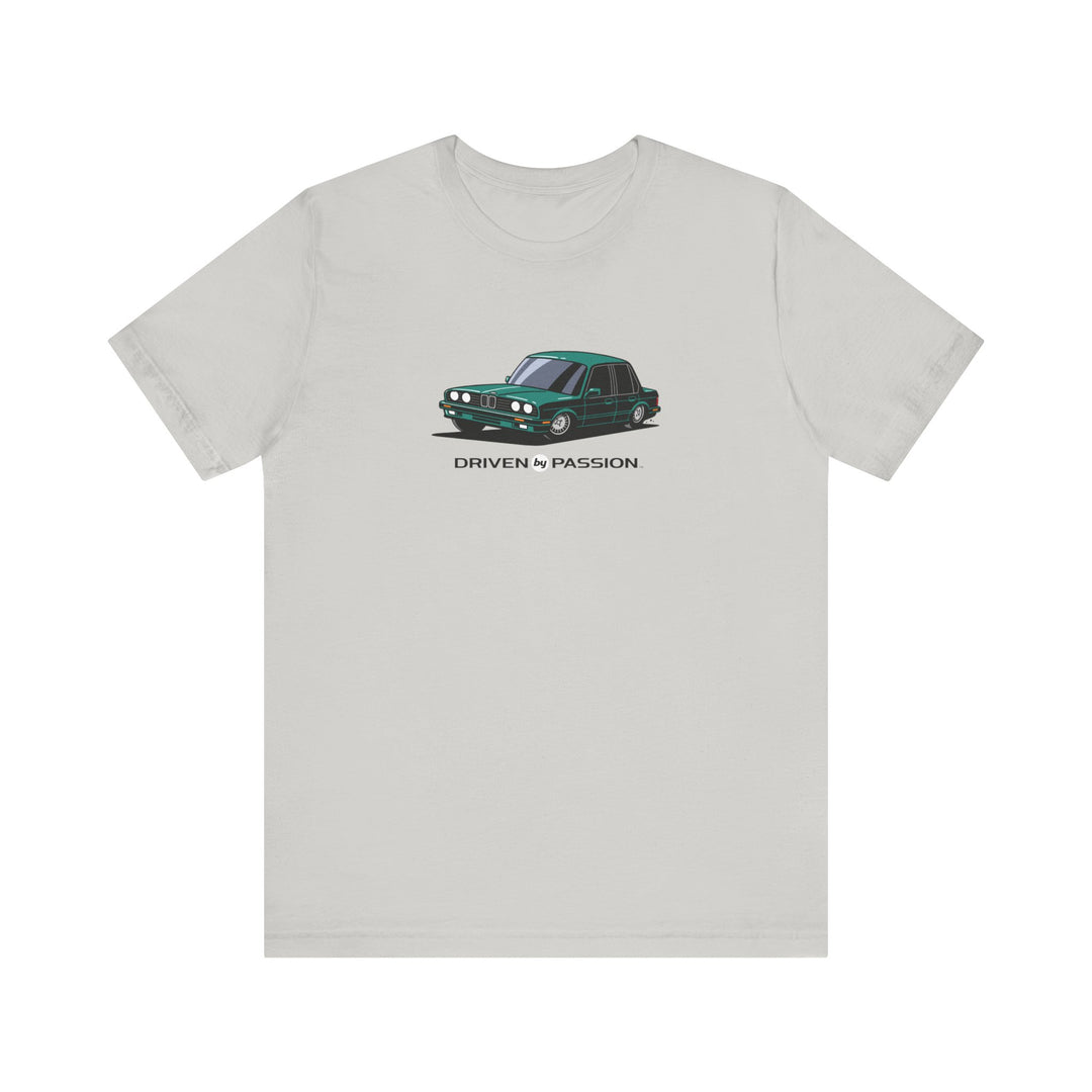 Dark Teal E30 Sedan T-Shirt (1988-1994)