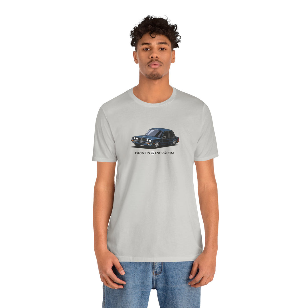 Dark Silver-Blue E30 Sedan T-Shirt (1982-1987)