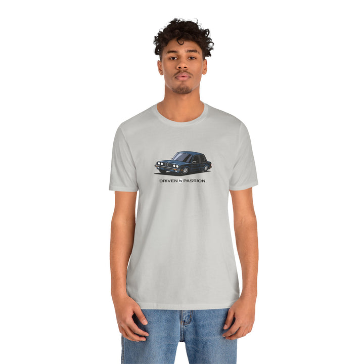 Dark Silver-Blue E30 Sedan T-Shirt (1982-1987)