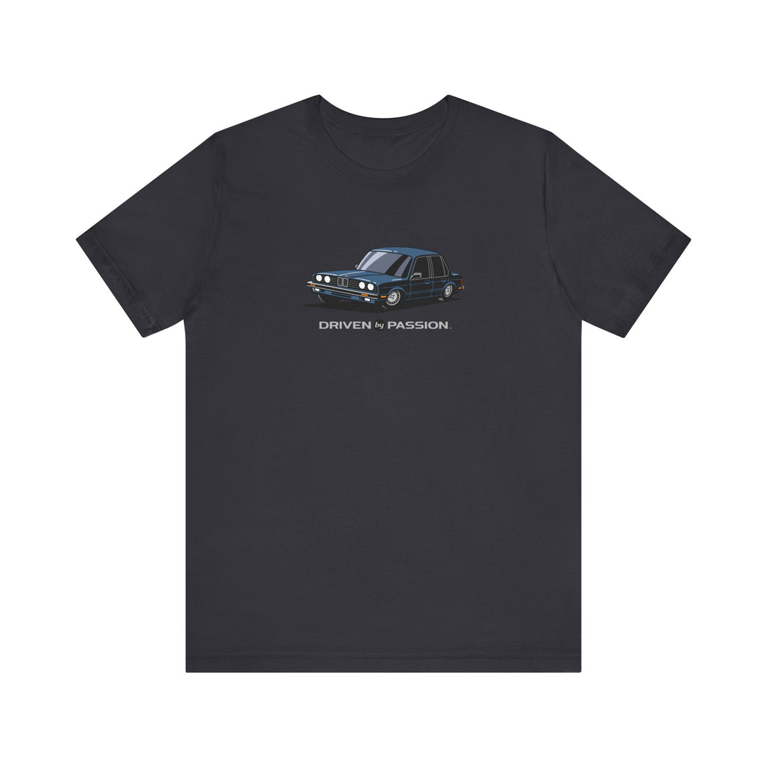 Dark Silver-Blue E30 Sedan T-Shirt (1982-1987)