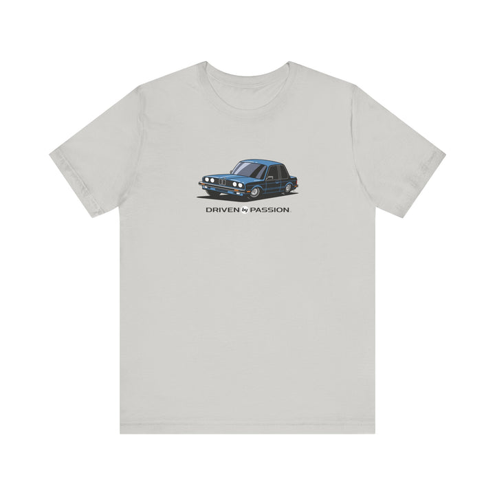 Silver-Blue E30 Coupe T-Shirt (1982-1987)