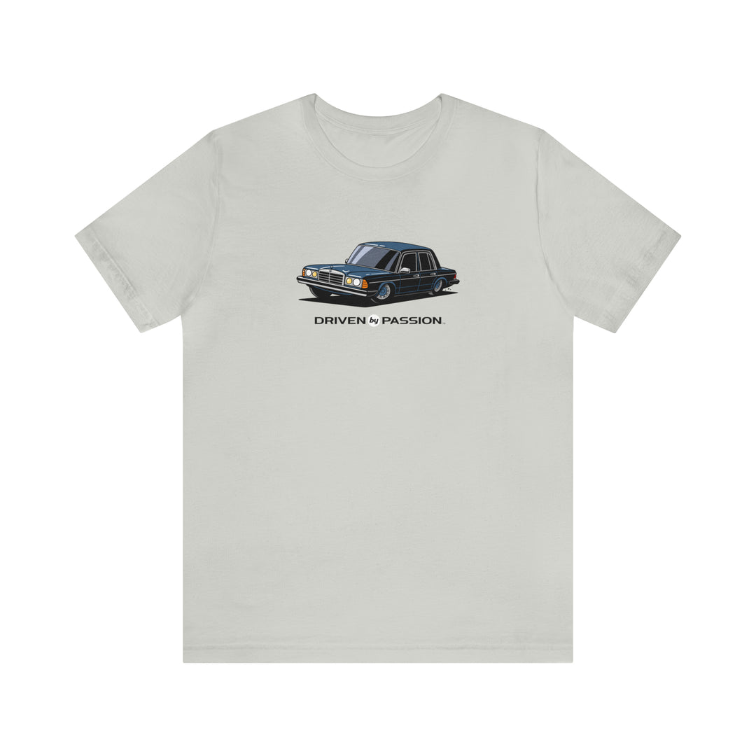 Dark Silver-Blue W123 Sedan (Hubcap Wheels) T-Shirt