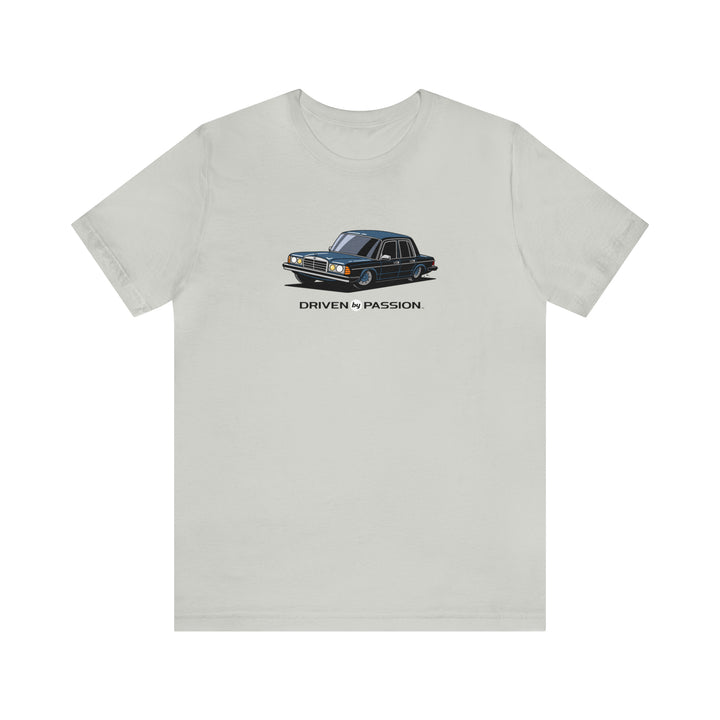 Dark Silver-Blue W123 Sedan (Hubcap Wheels) T-Shirt