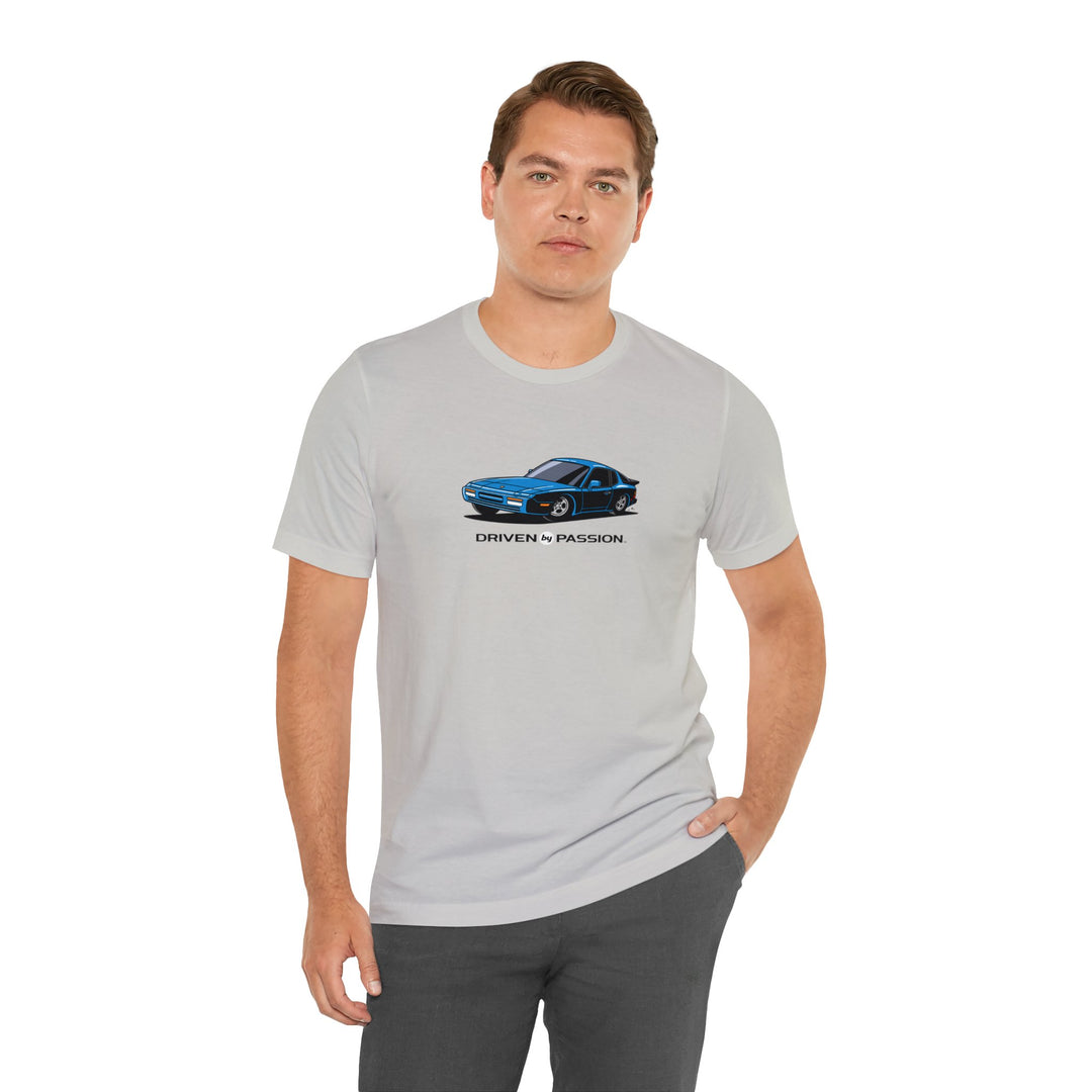 Blue Nine-Four-Four Turbo (Phone Dial Wheels) T-Shirt