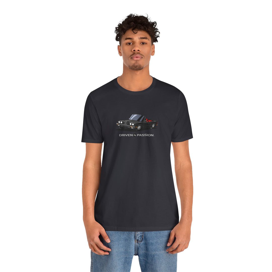 Black over Red E30 Convertible T-Shirt (1982-1987)