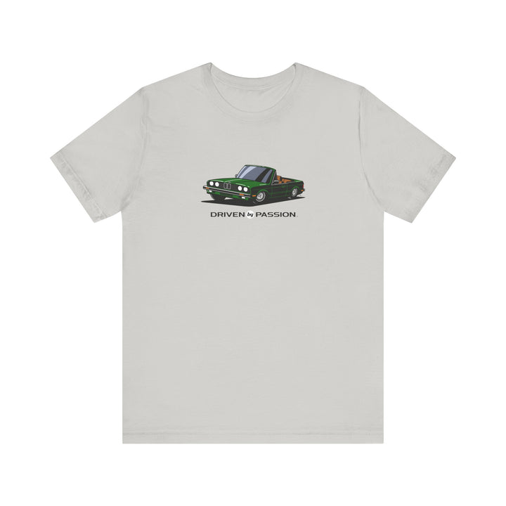 Dark Green over Brown E30 Convertible T-Shirt (1982-1987)