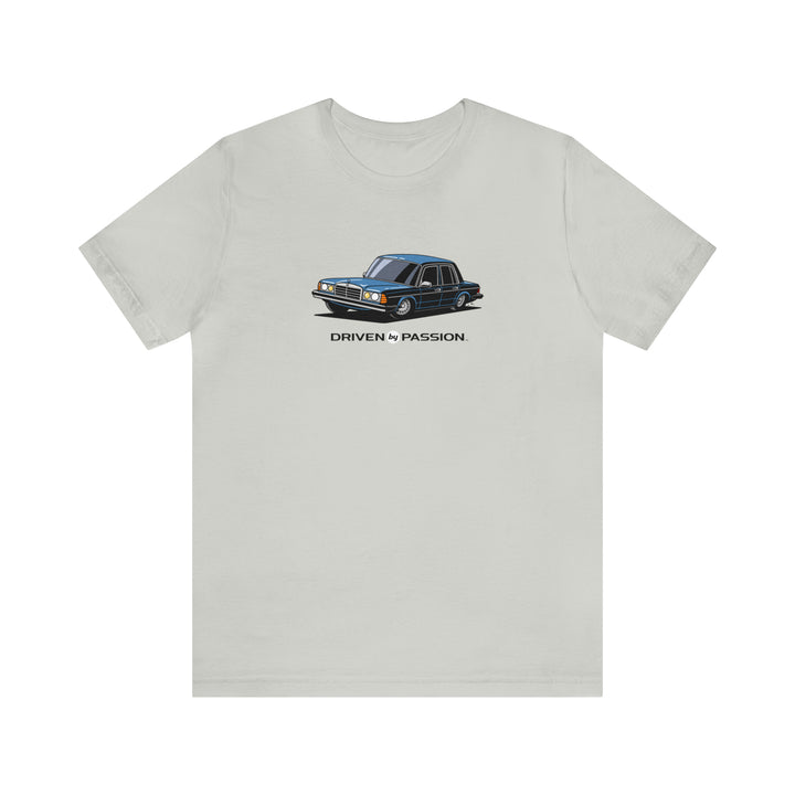 Silver-Blue W123 Sedan (Bundt Wheels) T-Shirt