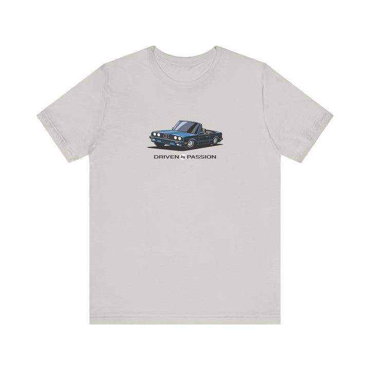 Silver-Blue over Gray E30 Convertible T-Shirt (1988-1994)