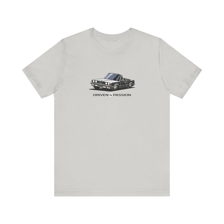 White over Gray E30 Convertible T-Shirt (1988-1994)