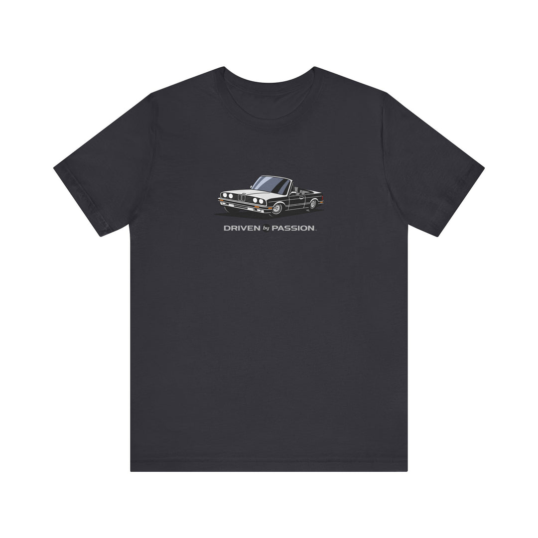White over Gray E30 Convertible T-Shirt (1988-1994)