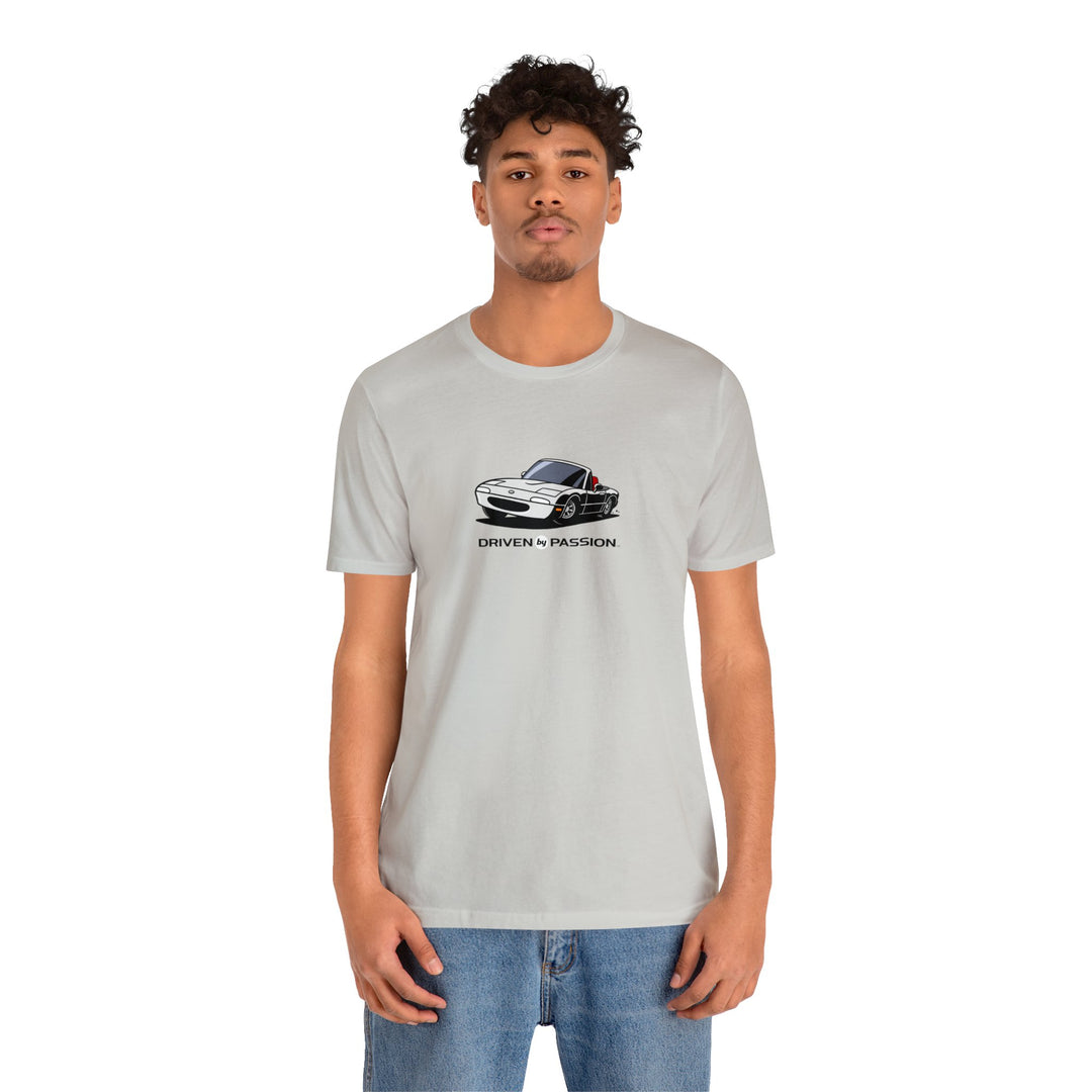 White over Red NA Miata T-Shirt