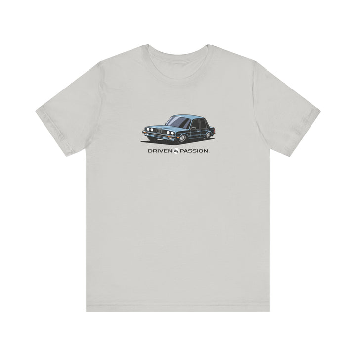 Light Silver-Blue E30 Sedan T-Shirt (1982-1987)