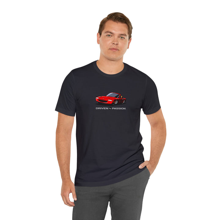 Red over Tan NA Miata T-Shirt