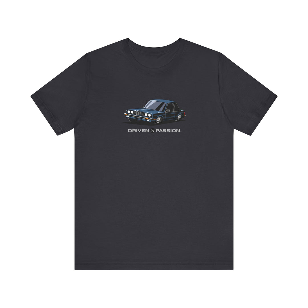 Dark Silver-Blue E30 Coupe T-Shirt (1982-1987)
