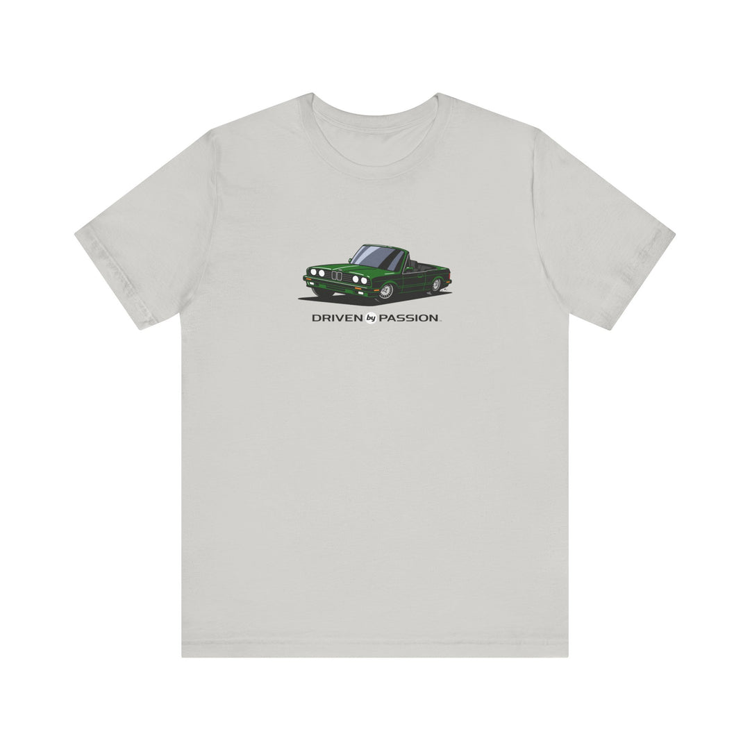 Dark Green over Black E30 Convertible T-Shirt (1988-1994)