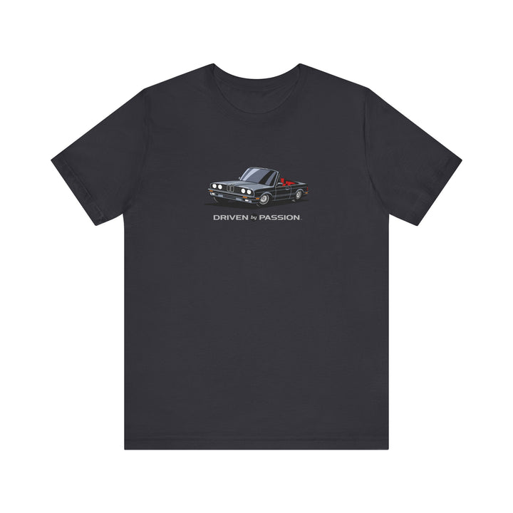 Medium Silver over Red E30 Convertible T-Shirt (1988-1994)