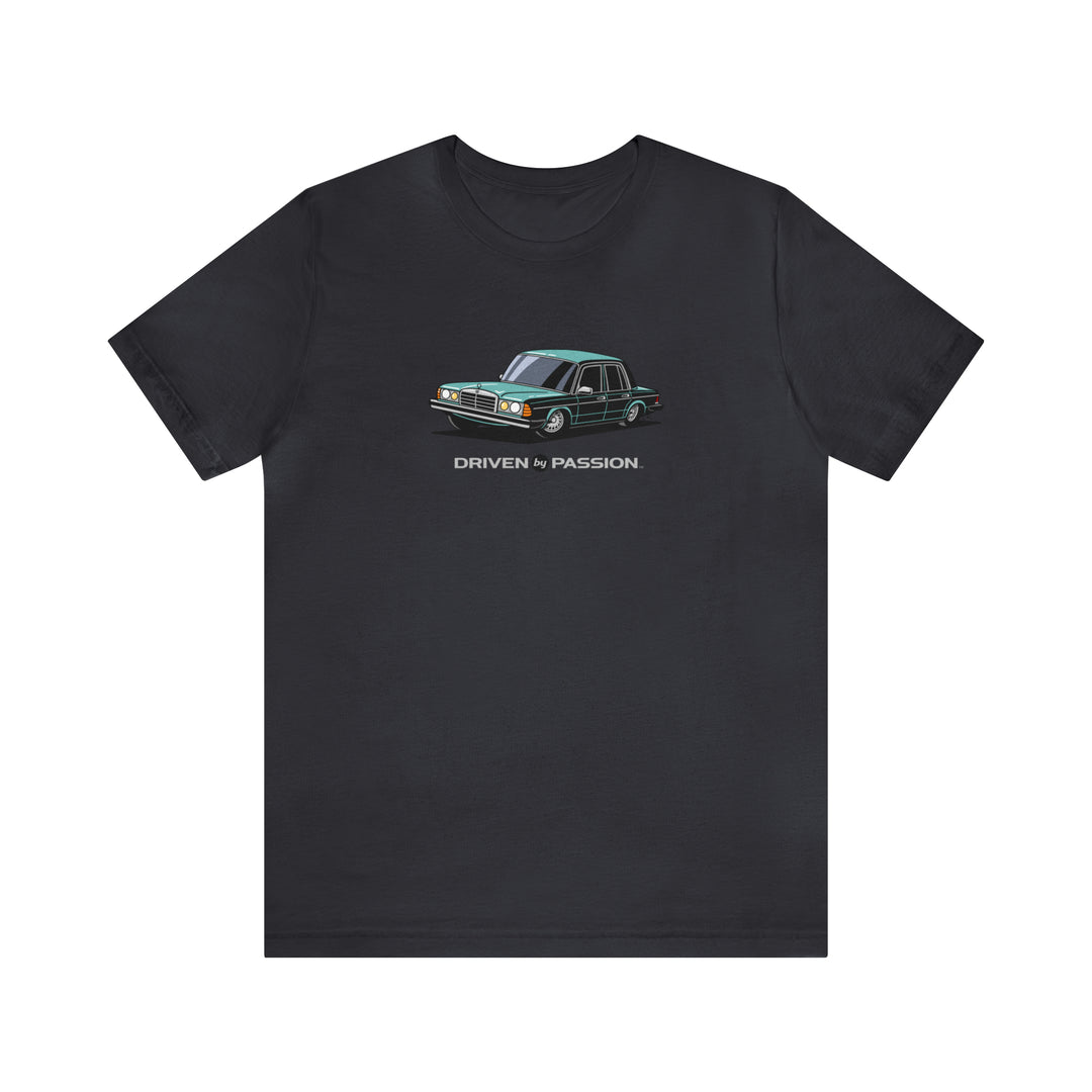 Turquoise W123 Sedan (Bundt Wheels) T-Shirt
