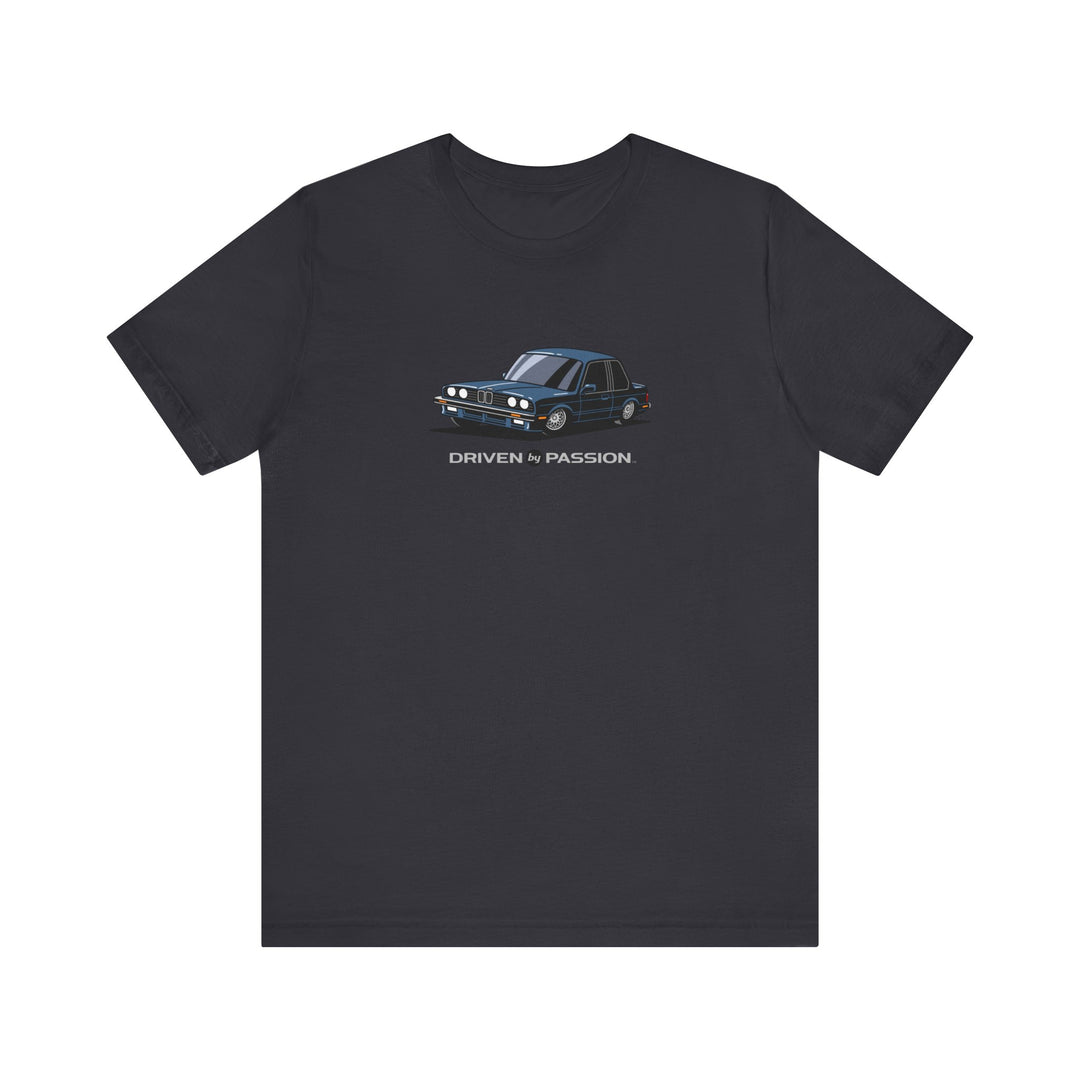 Dark Silver-Blue E30 Sport Coupe T-Shirt (1987)