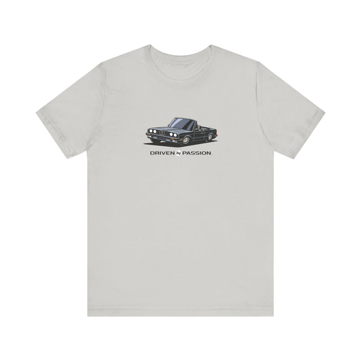 Medium Silver over Gray E30 Convertible T-Shirt (1988-1994)