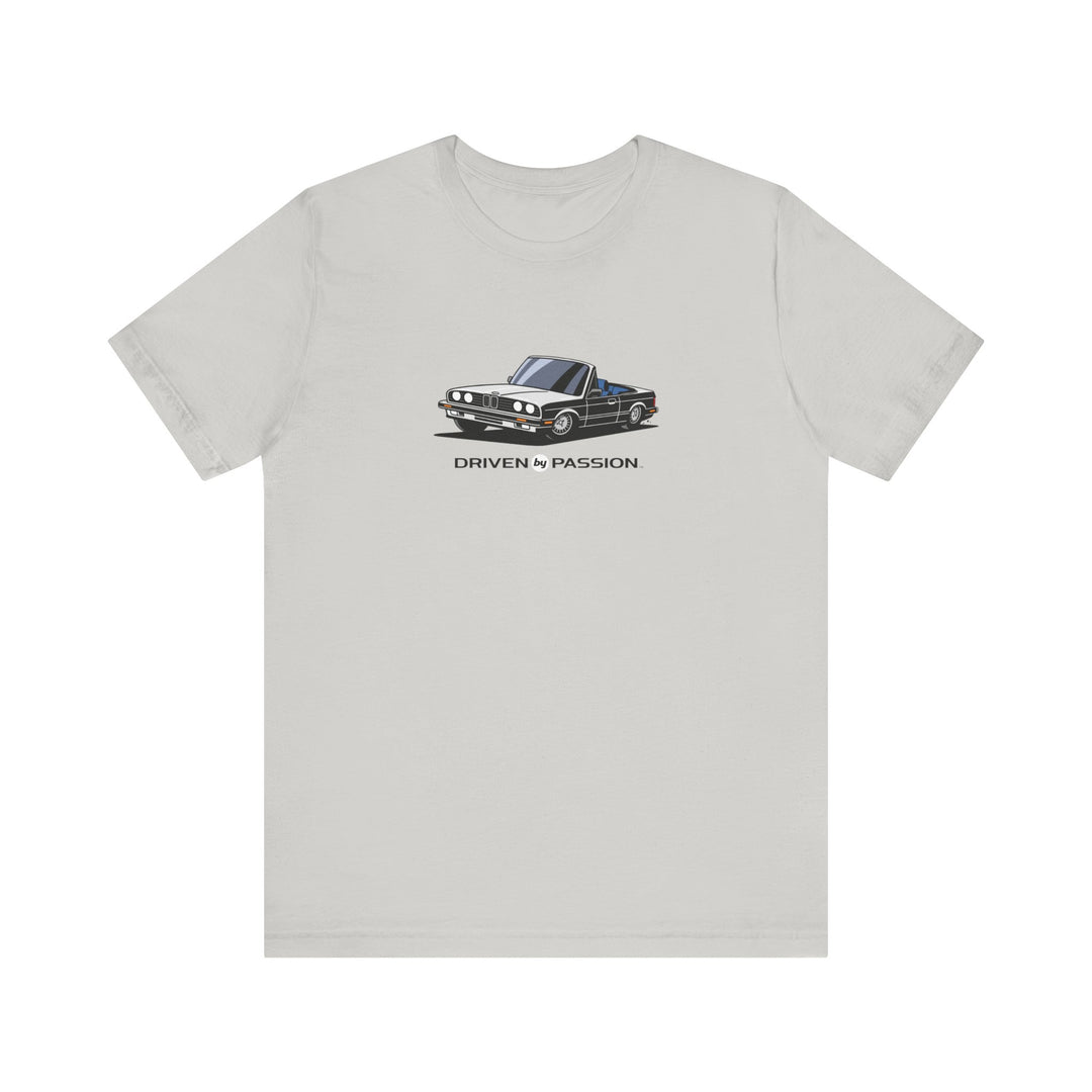 White over Blue E30 Convertible T-Shirt (1982-1987)