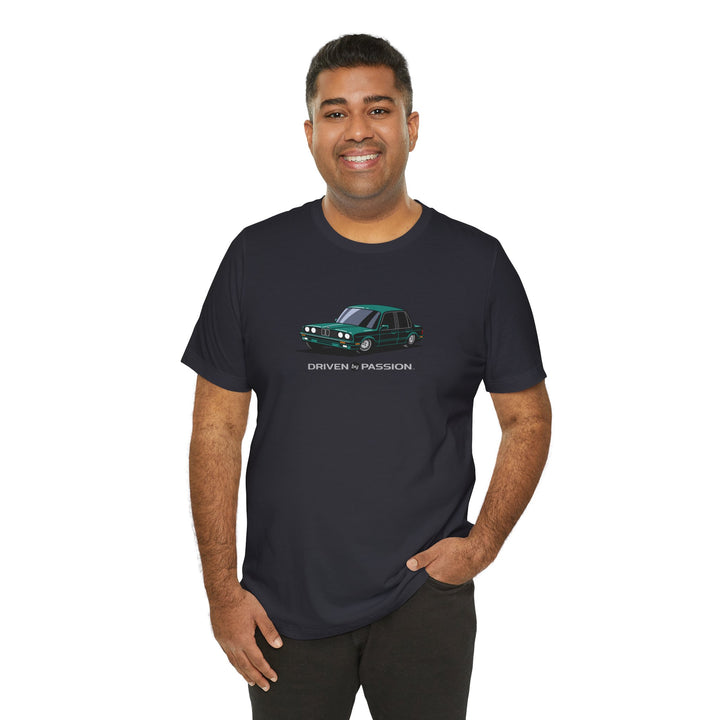 Dark Teal E30 Sedan T-Shirt (1988-1994)