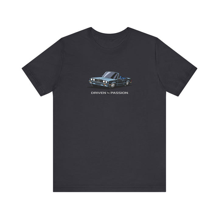 Light Silver-Blue over Blue E30 Convertible T-Shirt (1988-1994)