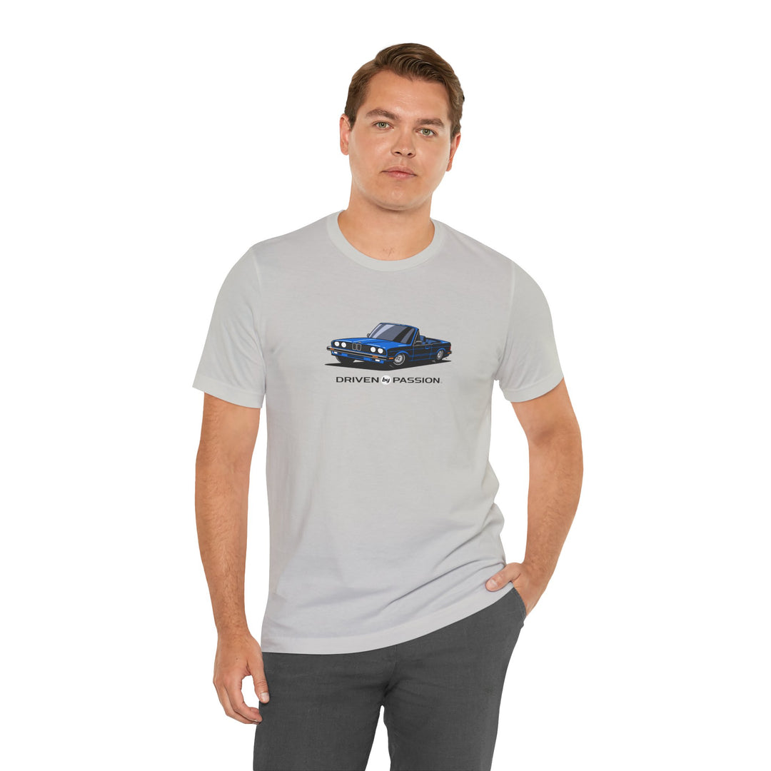 Blue over Blue E30 Convertible T-Shirt (1982-1987)