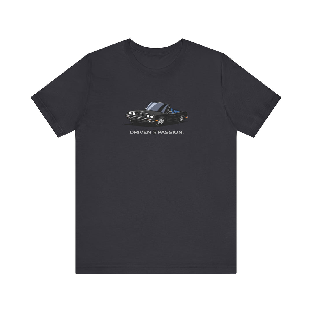 Black over Blue E30 Convertible T-Shirt (1982-1987)
