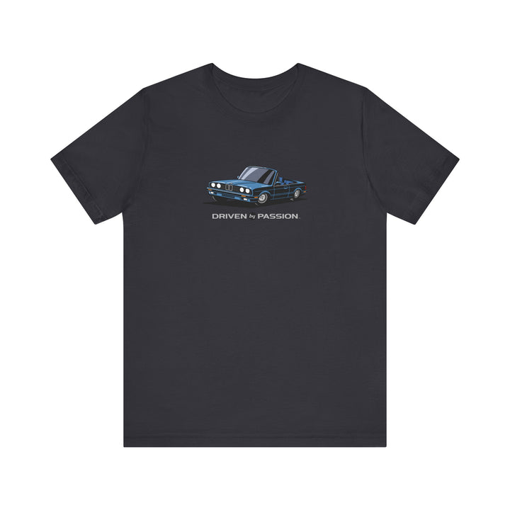 Silver-Blue over Blue E30 Convertible T-Shirt (1988-1994)