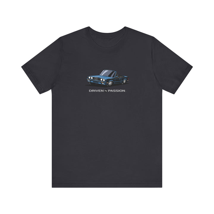 Silver-Blue over Black E30 Convertible T-Shirt (1988-1994)